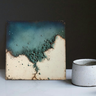 Mottled Marked Earth Tone Wall Decor Abstract Tegeltje