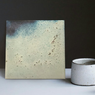 Mottled Marked Earth Tone Wall Decor Art Nouveau Tegeltje