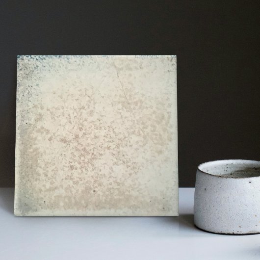 Mottled Marked Earth Tone Wall Decor Art Nouveau Tegeltje