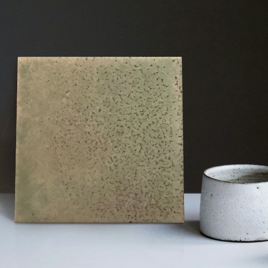 Mottled Marked Earth Tone Wall Decor Art Nouveau Tegeltje