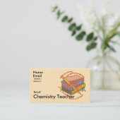 Motto chemieleres visitekaartje (Staand voorkant)