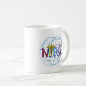 Motto kinderverpleegster koffiemok (Voorkant rechts)
