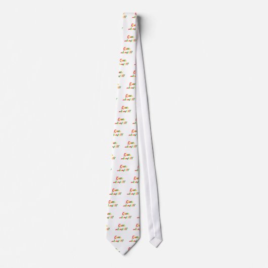 Motto Krawatte slogan Stropdas (Voorkant)