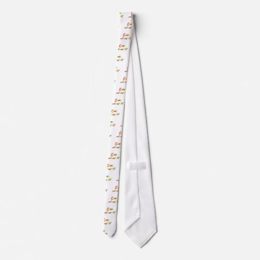 Motto Krawatte slogan Stropdas (Achterkant)