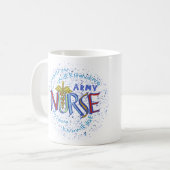 Motto legerverpleegster  koffiemok (Voorkant links)