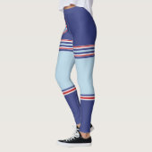 Motto monogram Nautical Logo Anchor Wheel Leggings (Links)