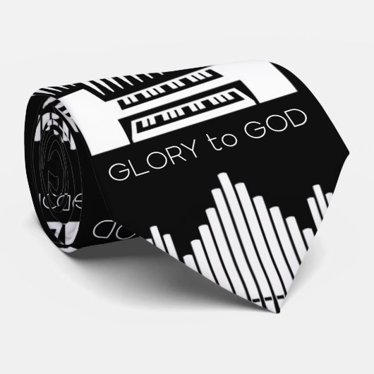 motto van de organist stropdas (Opgerold)