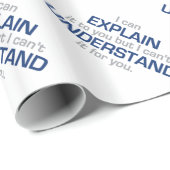 Motto van ingenieur - Wetenschapstype Cadeaupapier (Rol Hoek)