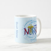 Motto Verpleegkundige Student Koffiemok (Voorkant rechts)