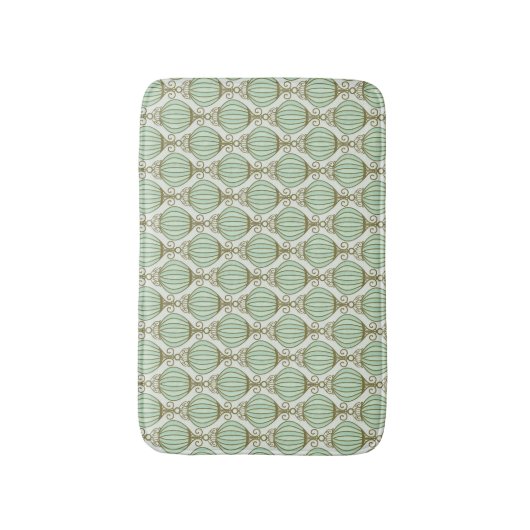Motton Blue Pattern Badmat (Voorkant Verticaal)