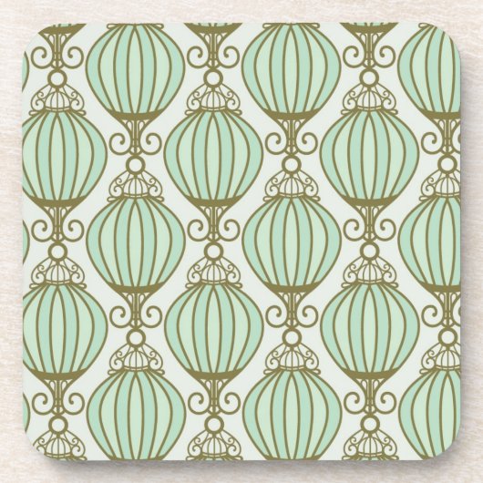 Motton Blue Pattern Bier Onderzetter (Voorkant)