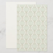 Motton Blue Pattern Briefpapier (Voorkant / Achterkant)