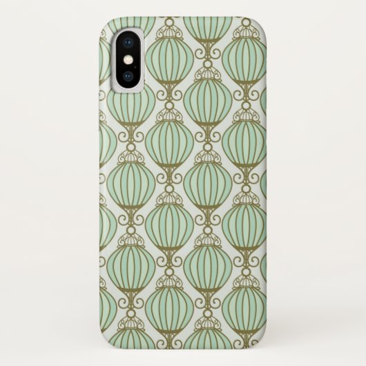 Motton Blue Pattern Case-Mate iPhone Case (Achterkant)