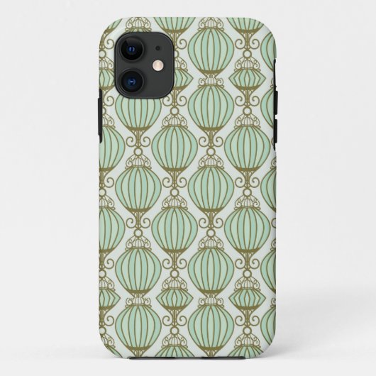 Motton Blue Pattern Case-Mate iPhone Case (Achterkant)