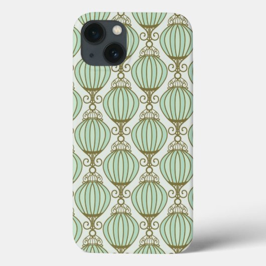 Motton Blue Pattern Case-Mate iPhone Case (Achterkant)