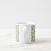 Motton Blue Pattern Espresso Kop (Achterkant)
