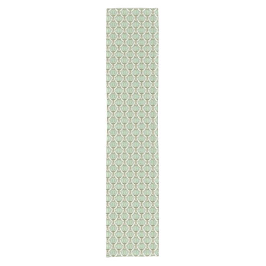 Motton Blue Pattern Korte Tafelloper (Voorkant)