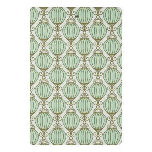 Motton Blue Pattern Mini Klembord (Achterkant)