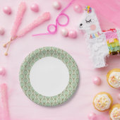 Motton Blue Pattern Papieren Bordje (Feest)