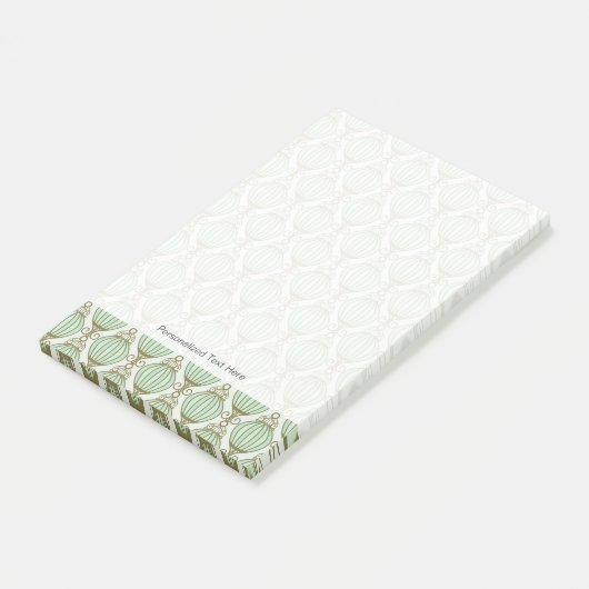 Motton Blue Pattern Post-it® Notes (Schuin)
