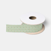 Motton Blue Pattern Satijnen Lint (Spoel)