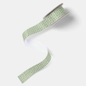 Motton Blue Pattern Satijnen Lint (Achterkant)