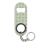Motton Blue Pattern Sleutelhanger Flessenopener (Achterkant)
