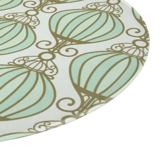 Motton Blue Pattern Snijplank (Hoek)