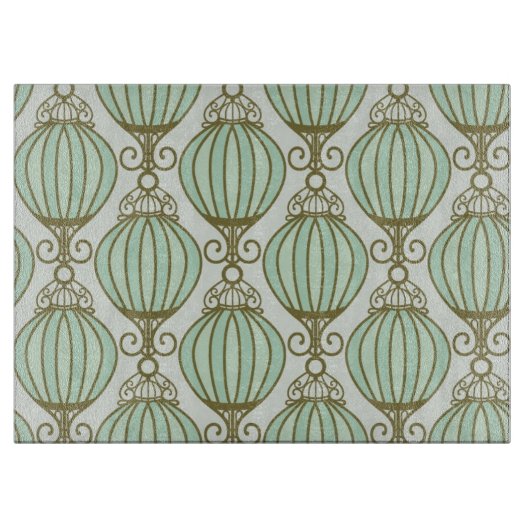 Motton Blue Pattern Snijplank (Voorkant)