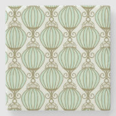 Motton Blue Pattern Stenen Onderzetter (Voorkant)