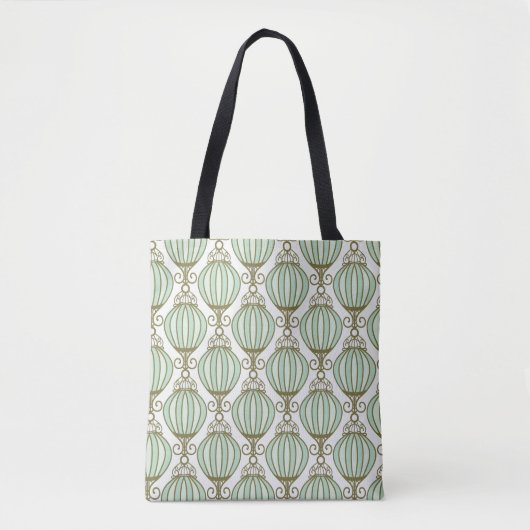 Motton Blue Pattern Tote Bag (Voorkant)