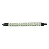 Motton Blue Pattern Zwarte Inkt Pen (Voorkant)