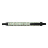Motton Blue Pattern Zwarte Inkt Pen (Achterkant)