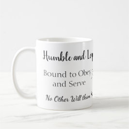 Motto's van de Six Tudor Queens op een Mok