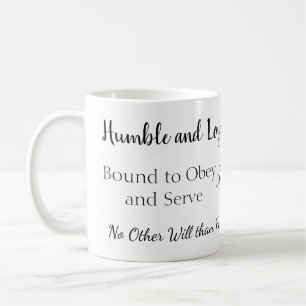 Motto's van de Six Tudor Queens op een Mok