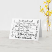 Motto's van zes vrouwen van Henry VIII - Blank Kaa Kaart (Gele Bloem)