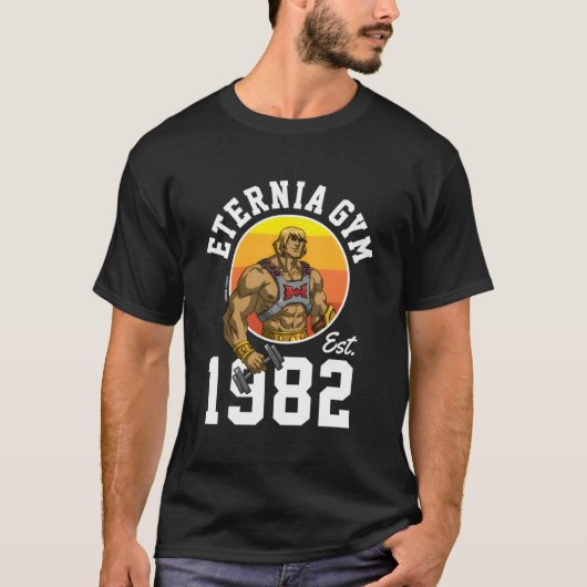 Motu - He-Man Eternia Gym Est 1982 T-shirt (Voorkant)
