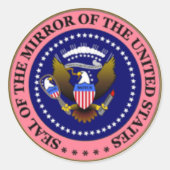 MOTUS SEAL: ROZE RONDE STICKER (Voorkant)