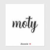 MOTY Moeder van de sticker van het Jaar, decal, en (Vel)