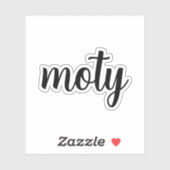 Moty - moeder van het jaar sticker (Vel)