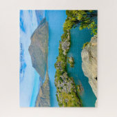 Mou Waho, Otago, Nieuw-Zeeland Legpuzzel (Verticaal)