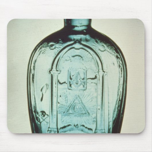 Moudgeblazen masonische kolf muismat (Voorkant)