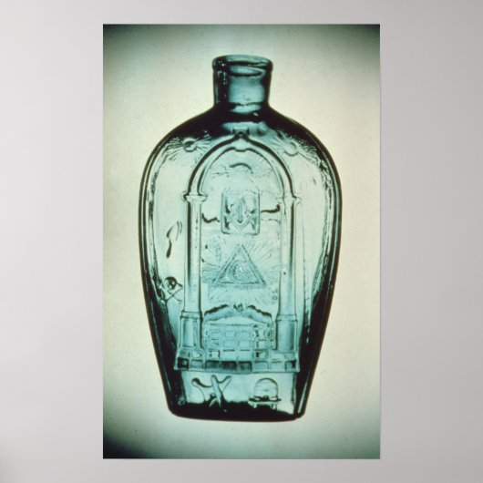 Moudgeblazen masonische kolf poster (Voorkant)