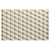 Mouflon geit illustratie stof (Fat Quarter)