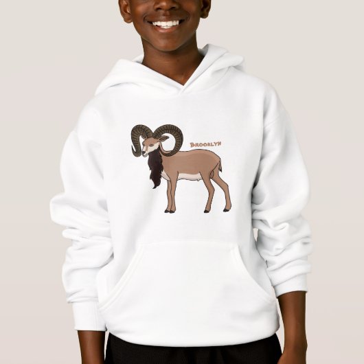 Mouflon goat illustration (Voorkant)