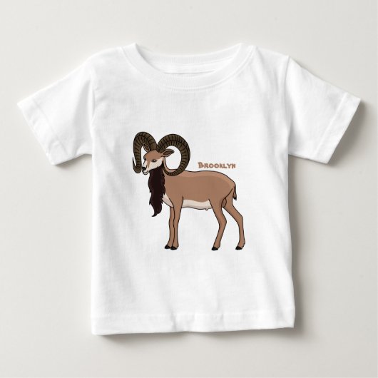 Mouflon goat illustration  (Voorkant)