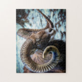 Mouflon op het meer legpuzzel (Verticaal)