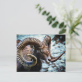 Mouflon Sheep Briefkaart (Staand voorkant)