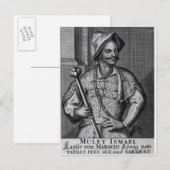 Moulay Ismail Ibn Sharif, 1719 Briefkaart (Voorkant / Achterkant)