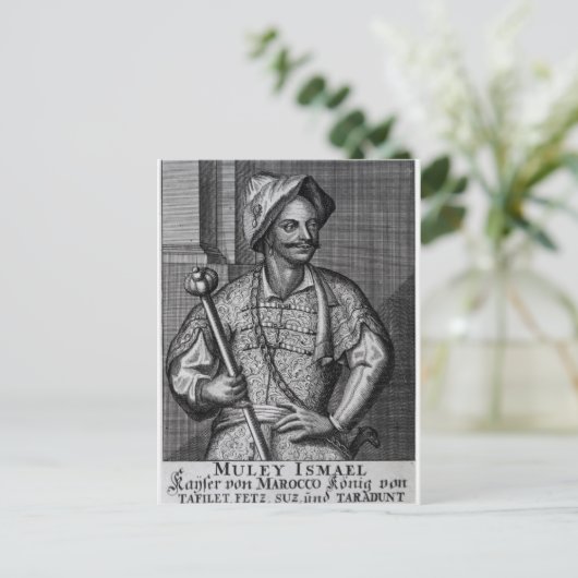 Moulay Ismail Ibn Sharif, 1719 Briefkaart (Staand voorkant)